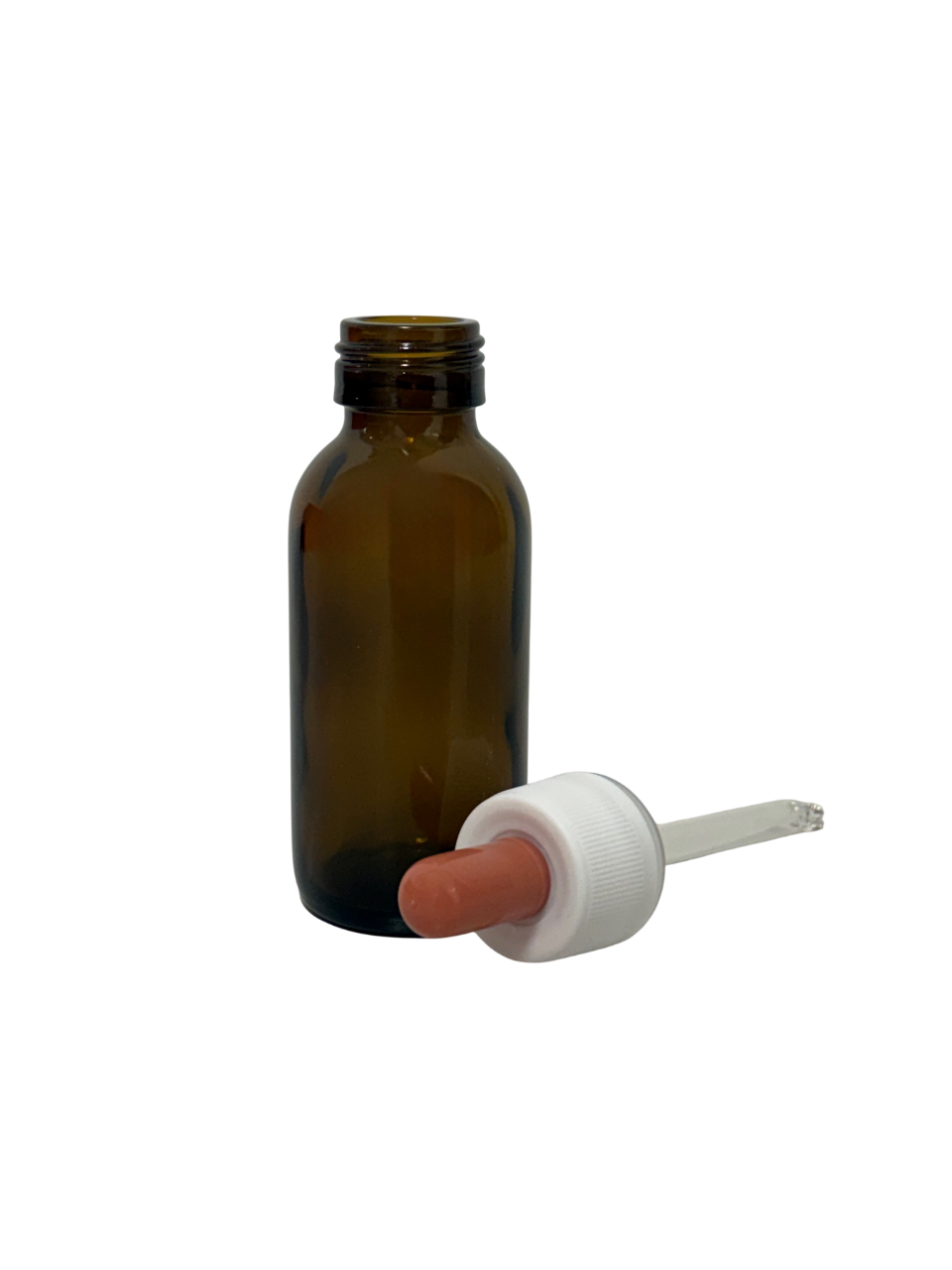 Boccetta per propoli in vetro ambrato da 60 ml. con pipetta